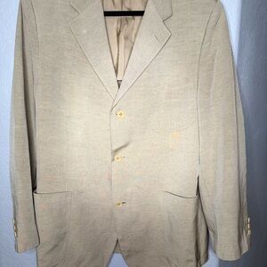 Ermenegildo Zegna Light Beige Linen Sport Coat